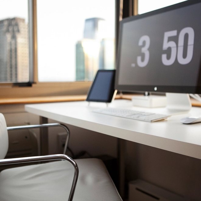 A bright, uncluttered design workspace
